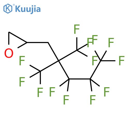 2,2-Bis(trifluoromethyl)-1H,1H-heptafluoropentyloxirane structure