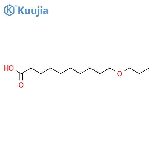 Decanoic acid,10-propoxy- structure