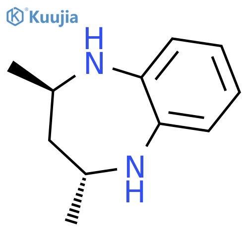 1H-1,5-BENZODIAZEPINE, 2,3,4,5-TETRAHYDRO-2,4-DIMETHYL-, TRANS- structure