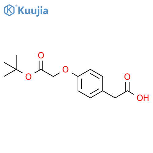 (4-tert-Butoxycarbonylmethoxyphenyl)-acetic acid structure