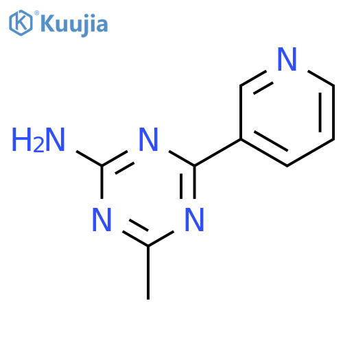 1,3,5-Triazin-2-amine, 4-methyl-6-(3-pyridinyl)- structure