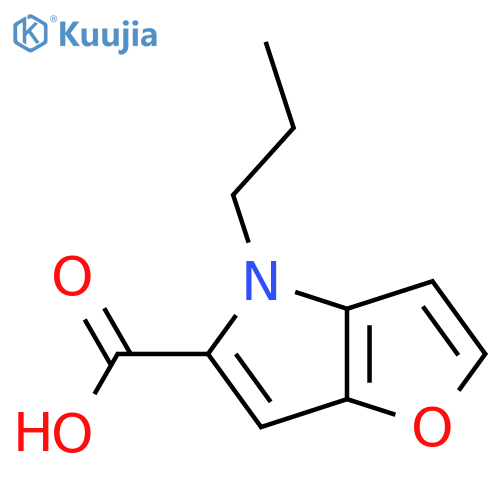 4-propyl-4H-furo[3,2-b]pyrrole-5-carboxylic acid structure