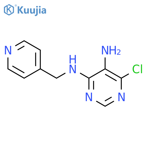 6-Chloro-N4-(pyridin-4-ylmethyl)pyrimidine-4,5-diamine structure