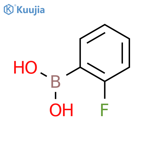 Boronic acid, B-(2-fluorophenyl)- structure