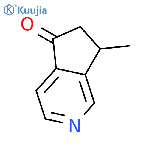 5H-Cyclopenta[c]pyridin-5-one,6,7-dihydro-7-methyl-, (+)- structure