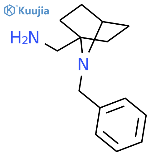 (7-Benzyl-7-azabicyclo[2.2.1]heptan-1-yl)methanamine structure
