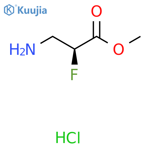 methyl (2S)-3-amino-2-fluoropropanoate hydrochloride structure