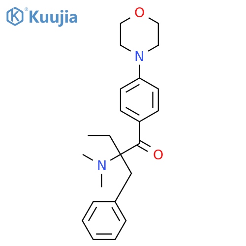 2-Benzyl-2-dimethylamino-1-(4-morpholinophenyl)-1-butanone structure