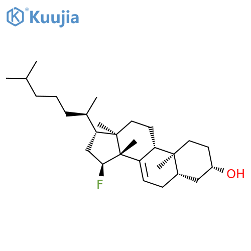 Cholest-7-en-3-ol, 15-fluoro-14-methyl-, (3b,5a,15a)- structure