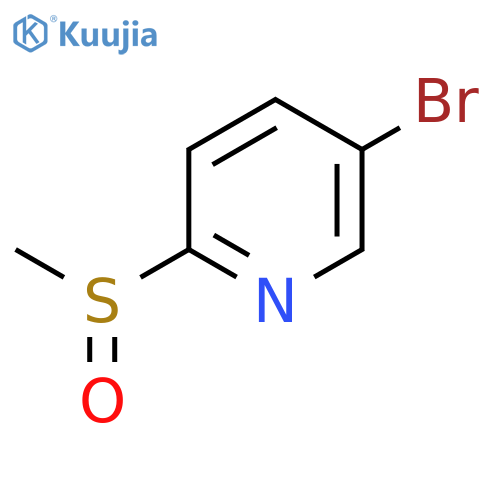 5-Bromo-2-(methylsulfinyl)pyridine structure