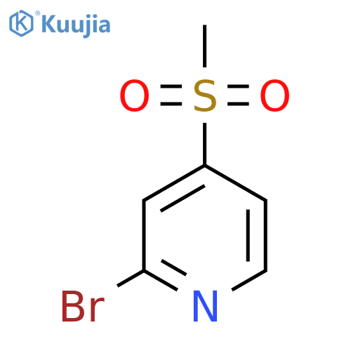 2-Bromo-4-(methylsulfonyl)pyridine structure