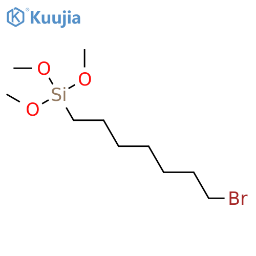 Silane, (7-bromoheptyl)trimethoxy- structure