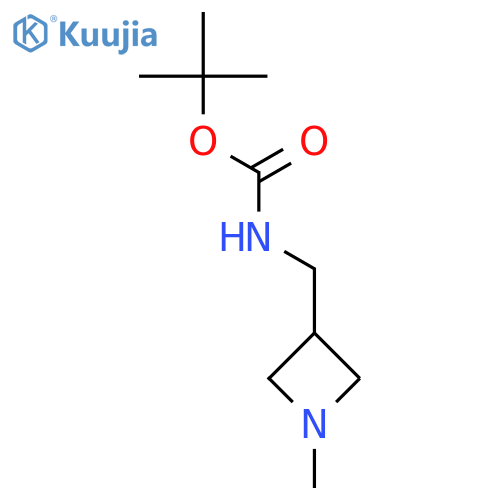 Tert-butyl N-[(1-methylazetidin-3-yl)methyl]carbamate structure