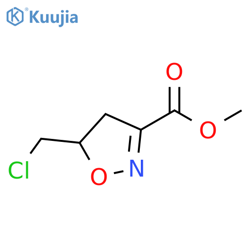 methyl 5-(chloromethyl)-4,5-dihydro-1,2-oxazole-3-carboxylate structure