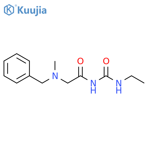 1-{2-Benzyl(methyl)aminoacetyl}-3-ethylurea structure