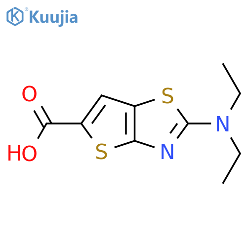 2-(Diethylamino)thieno2,3-d1,3thiazole-5-carboxylic Acid structure