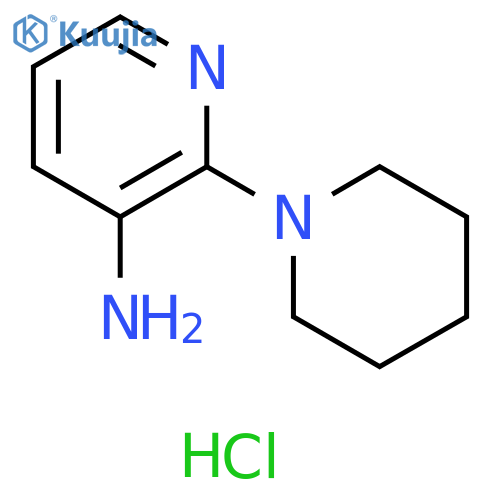 2-(piperidin-1-yl)pyridin-3-amine dihydrochloride structure
