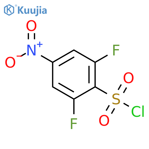 2,6-difluoro-4-nitrobenzene-1-sulfonyl chloride structure