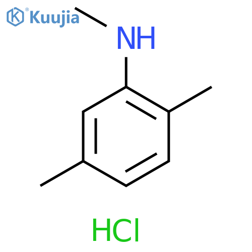 N,2,5-trimethylaniline hydrochloride structure