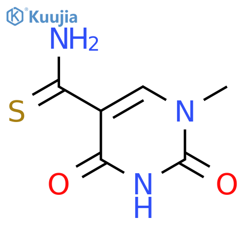 1-Methyl-2,4-dioxo-1,2,3,4-tetrahydropyrimidine-5-carbothioamide structure