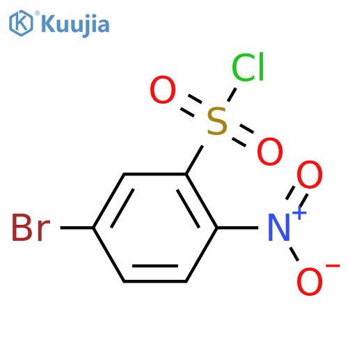 5-Bromo-2-nitrobenzenesulphonyl chloride structure