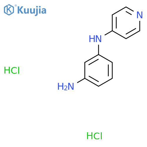 N1-(pyridin-4-yl)benzene-1,3-diamine dihydrochloride structure