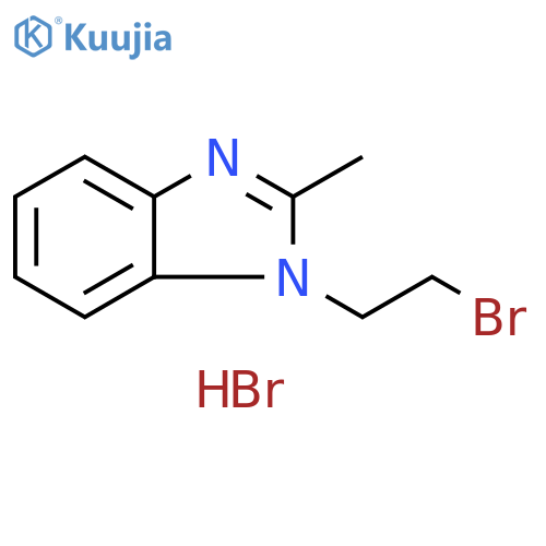 1-(2-bromoethyl)-2-methyl-1H-1,3-benzodiazole hydrobromide structure