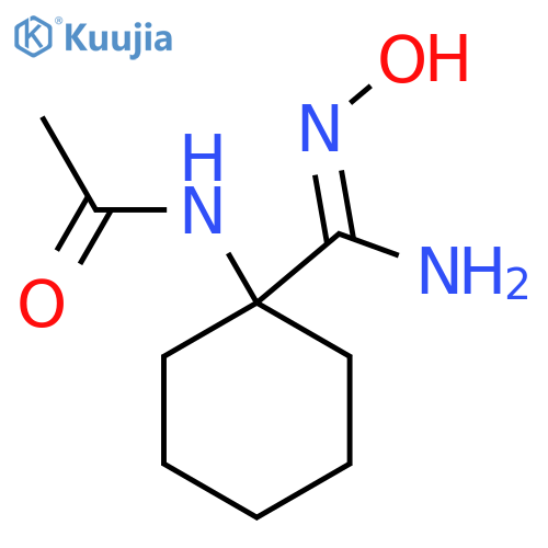 N-1-(N'-Hydroxycarbamimidoyl)cyclohexylacetamide structure
