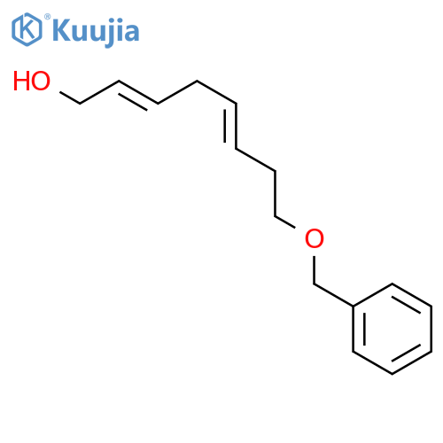 2,5-Octadien-1-ol, 8-(phenylmethoxy)-, (E,E)- structure