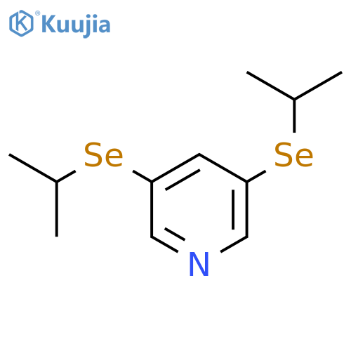 Pyridine, 3,5-bis[(1-methylethyl)seleno]- structure