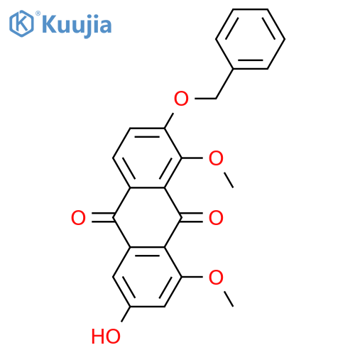 1,2,6,8-Tetrahydroxyanthraquinone; 2-Benzyl, 1,8-di-Me ether structure