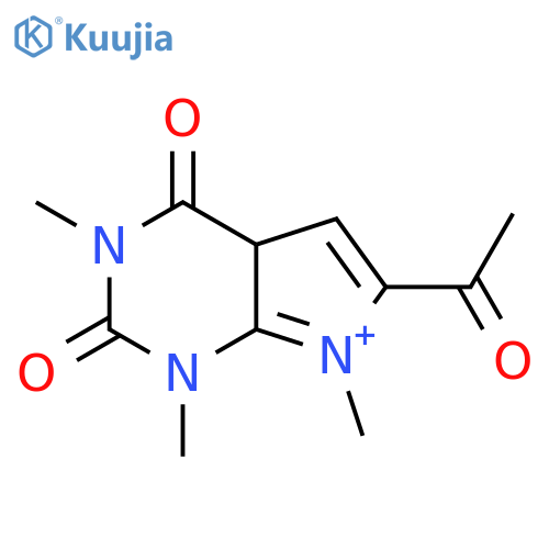 6-Acetyl-1,3,7-trimethyl-1H,2H,3H,4H,7H-pyrrolo2,3-dpyrimidine-2,4-dione structure