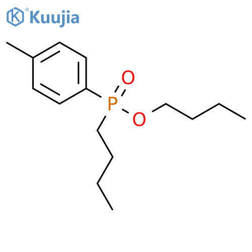 Phosphinic acid, butyl(4-methylphenyl)-, butyl ester structure