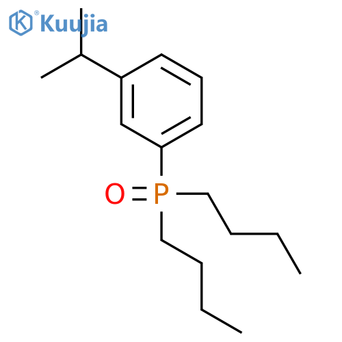 Phosphine oxide, dibutyl[3-(1-methylethyl)phenyl]- structure