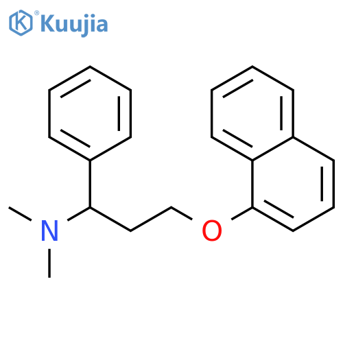 N,N-Dimethyl-3-(naphthalen-1-yloxy)-1-phenylpropan-1-amine structure