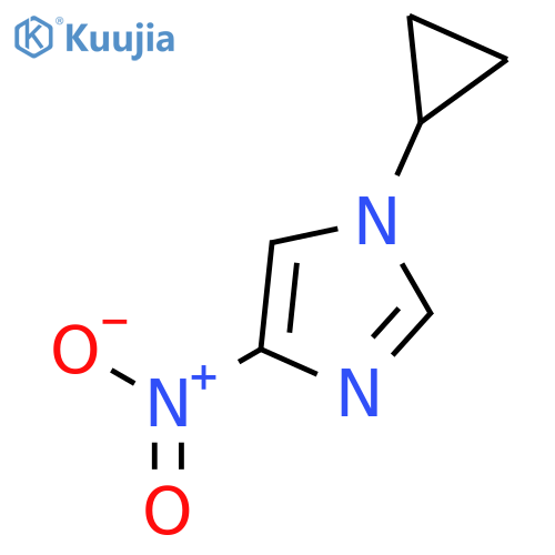 1-Cyclopropyl-4-nitro-1H-imidazole structure