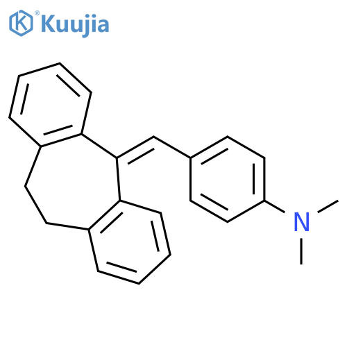 4-((10,11-Dihydro-5H-dibenzo[a,d][7]annulen-5-ylidene)methyl)-N,N-dimethylaniline structure