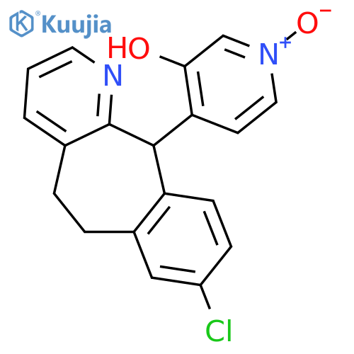 4-(8-Chloro-6,11-dihydro-5H-benzo5,6cyclohepta1,2-bpyridin-11-yl)-3-pyridinol 1-Oxide structure