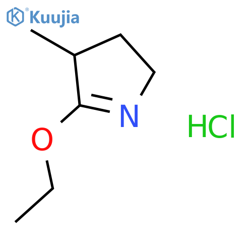 2H-Pyrrole, 5-ethoxy-3,4-dihydro-4-methyl-, hydrochloride structure