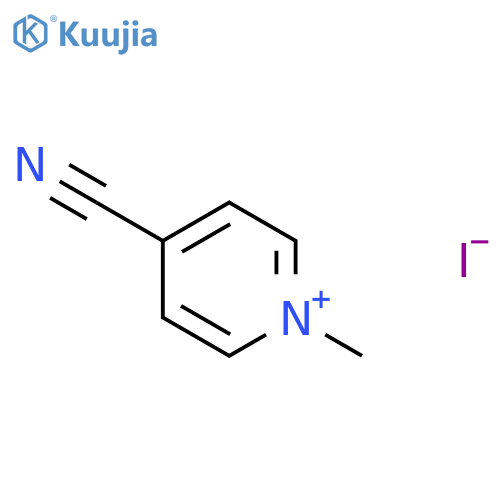 Pyridinium,4-cyano-1-methyl-, iodide (1:1) structure