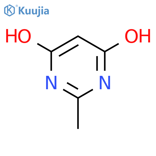 2-methylpyrimidine-4,6-diol structure