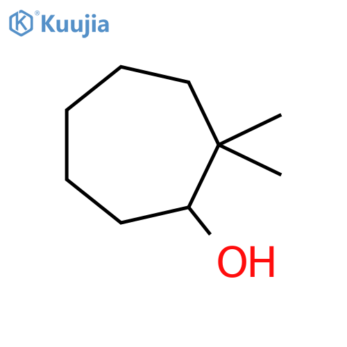2,2-Dimethylcycloheptan-1-ol structure