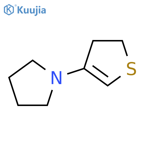 Pyrrolidine, 1-(4,5-dihydro-3-thienyl)- structure