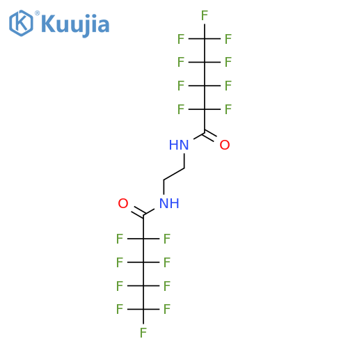 Pentanamide, N,N'-1,2-ethanediylbis[2,2,3,3,4,4,5,5,5-nonafluoro- structure