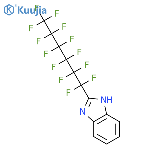 1H-Benzimidazole,2-(1,1,2,2,3,3,4,4,5,5,6,6,6-tridecafluorohexyl)- structure