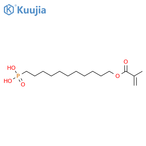 11-Methacryloyloxyundecylphosphonic acid structure