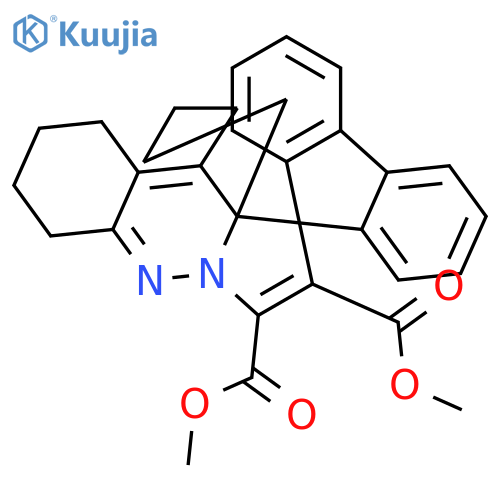 SPIRO[5H-BENZO[C]PYRROLO[1,2-B]CINNOLINE-5,9'-[9H]FLUORENE]-6,7-DICARBOXYLIC ACID, 1,2,3,4,10,11,12,13-OCTAHYDRO-, DIMETHYL ESTER structure