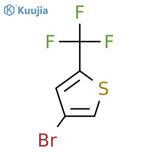 4-bromo-2-(trifluoromethyl)Thiophene structure
