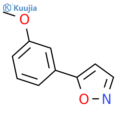 5-(3-Methoxyphenyl)isoxazole structure
