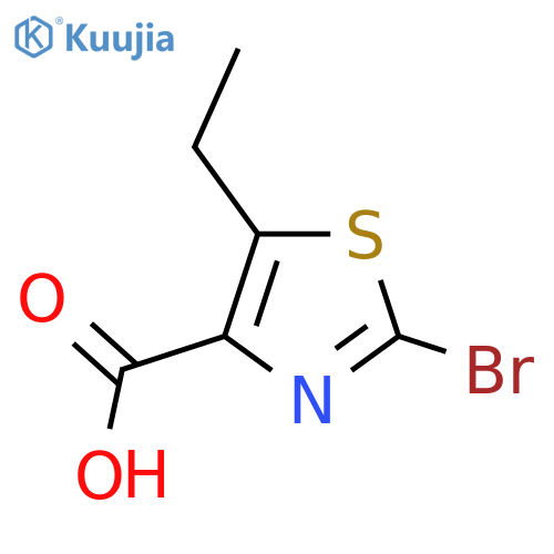 2-Bromo-5-ethylthiazole-4-carboxylic acid structure
